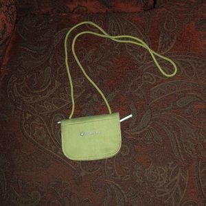 Small green wallet purse.